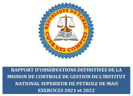 ROD DE L’INSTITUT NATIONAL SUPERIEUR DE PETROLE DE MAO